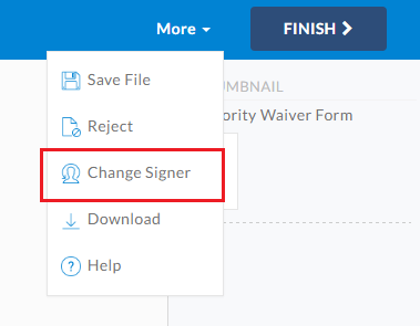 Switch Signer Responsibility from Signing Page