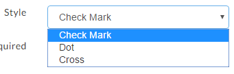 checkmark tags styles