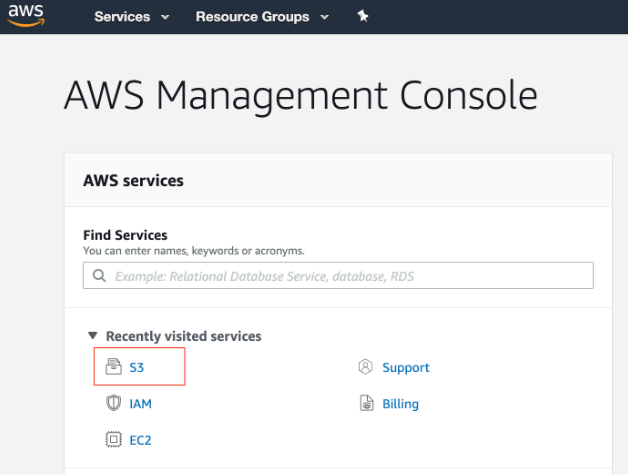 AWS S3 Bucket setup