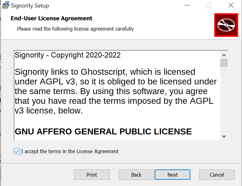 End-user license agreement