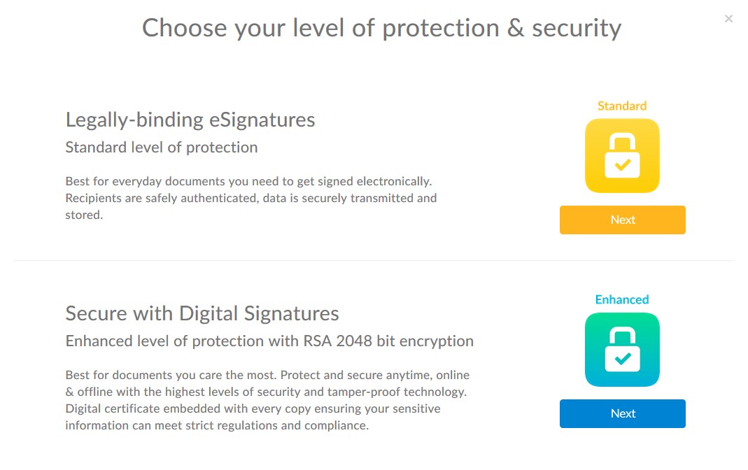 Digital or eSignature