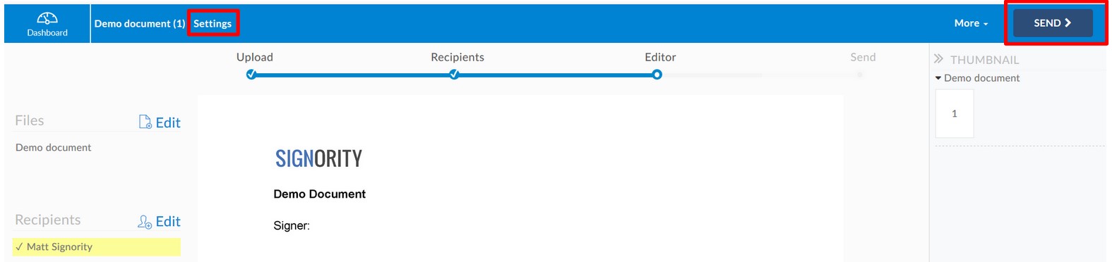 Send document to viewers Send document to viewers
