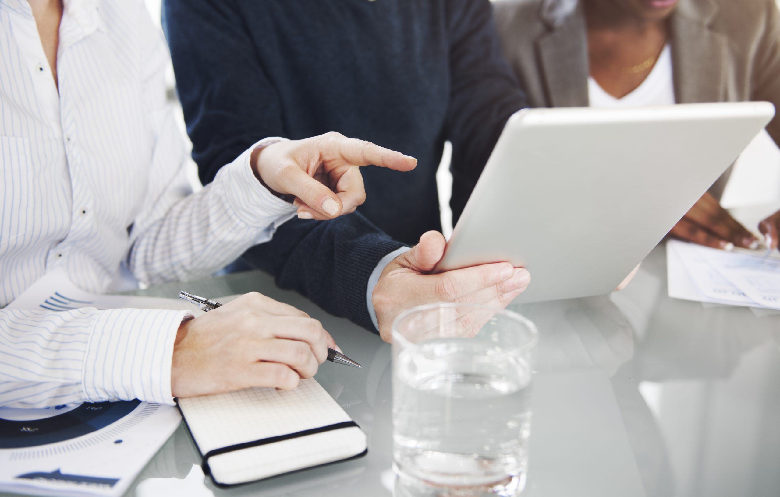 Business people is using digital tablet Business people is using digital tablet