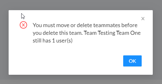 Users/subteams still assigned warning