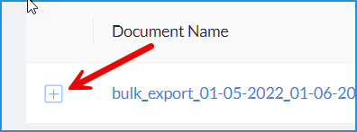 Expand export list